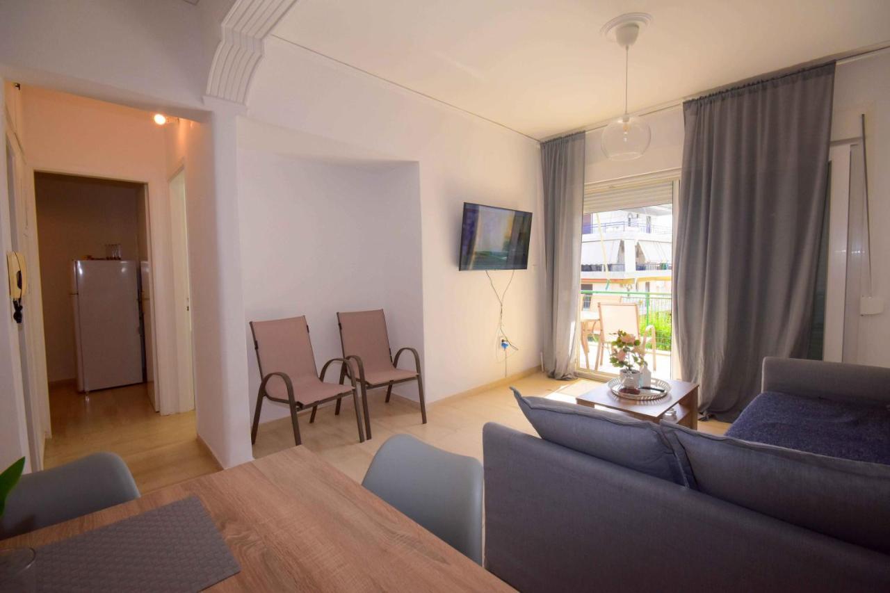 Eclectic Apartment With Stunning Seaview Pórto Ráfti Exterior foto