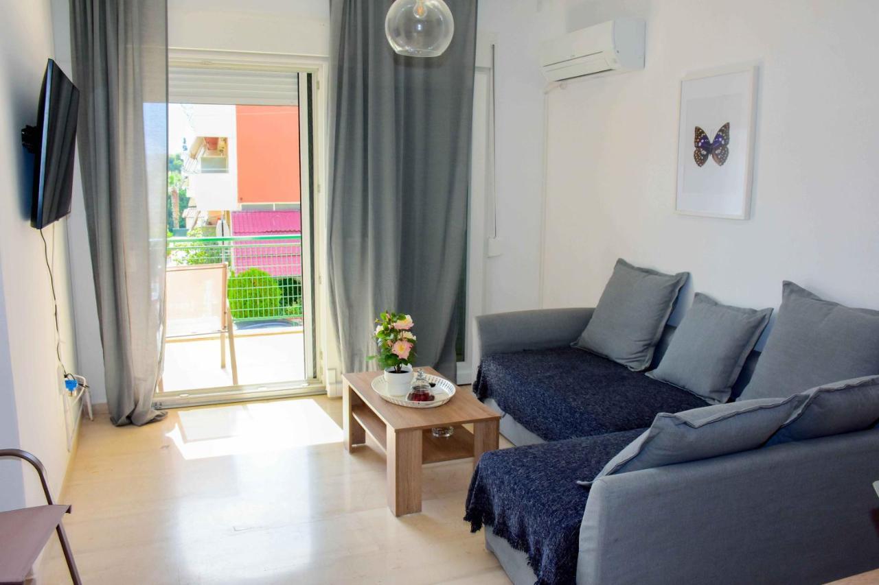 Eclectic Apartment With Stunning Seaview Pórto Ráfti Exterior foto